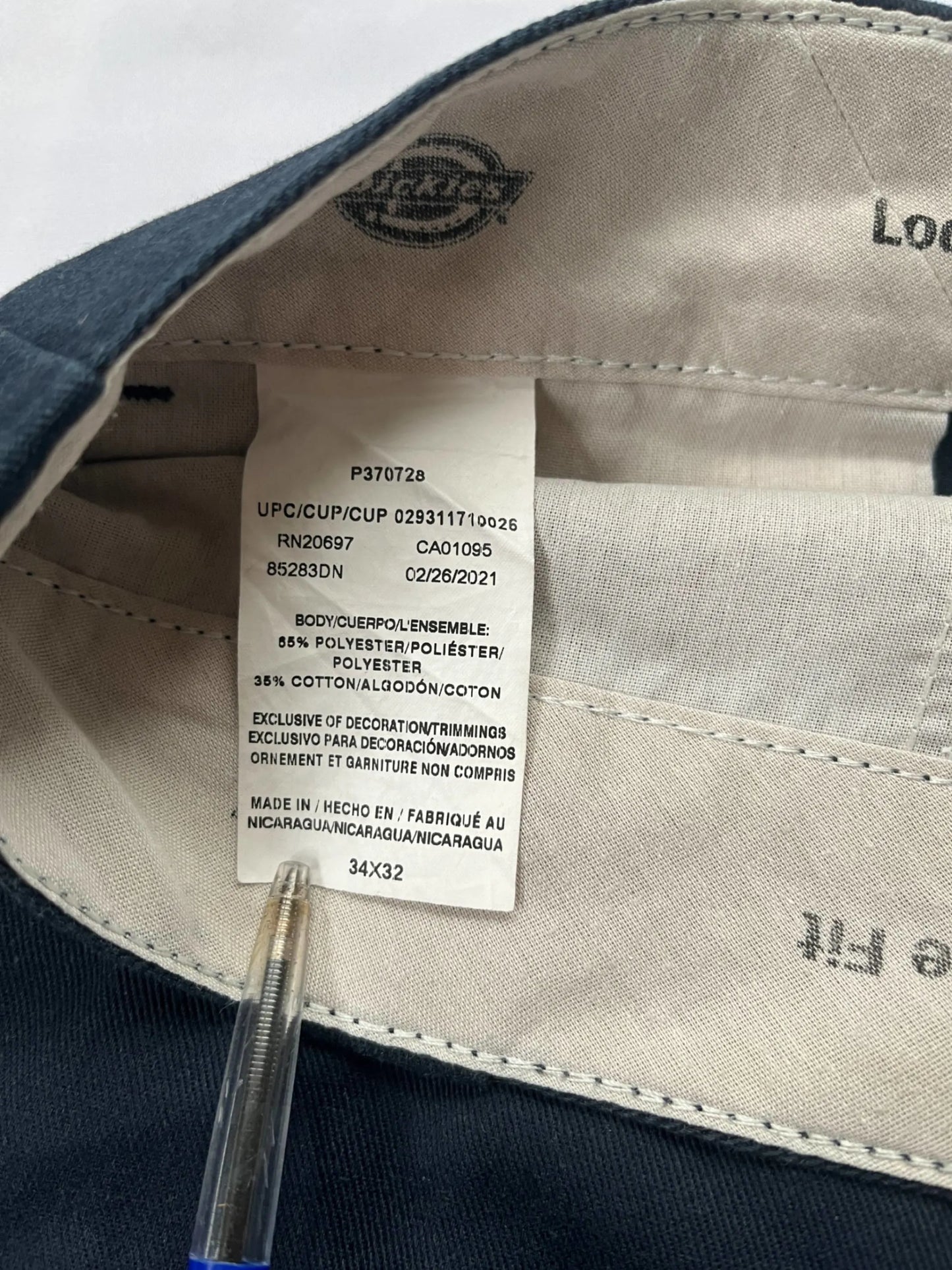 Vintage Dickies Dubbele Knie Broek