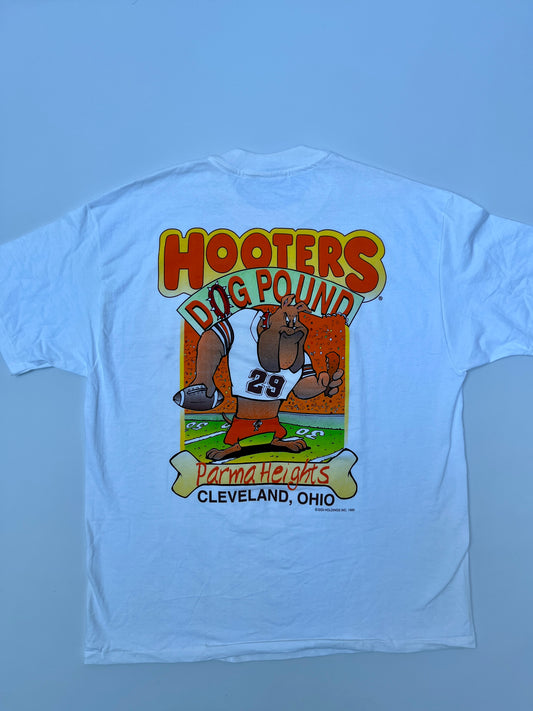 Vintage 1995 Hooters Dog Pound Single Stich T-Shirt