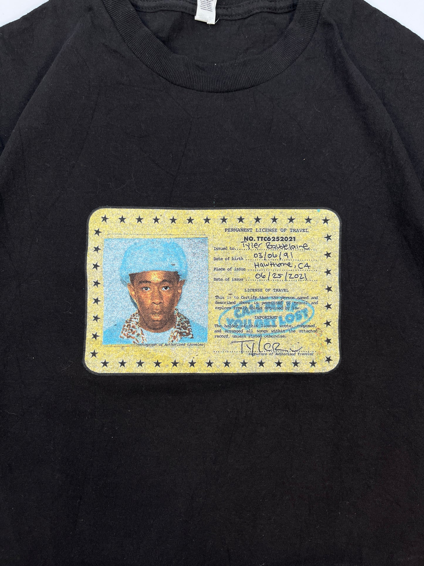 Tyler the Creator Tour Call Me If You Get Lost T-shirt - S