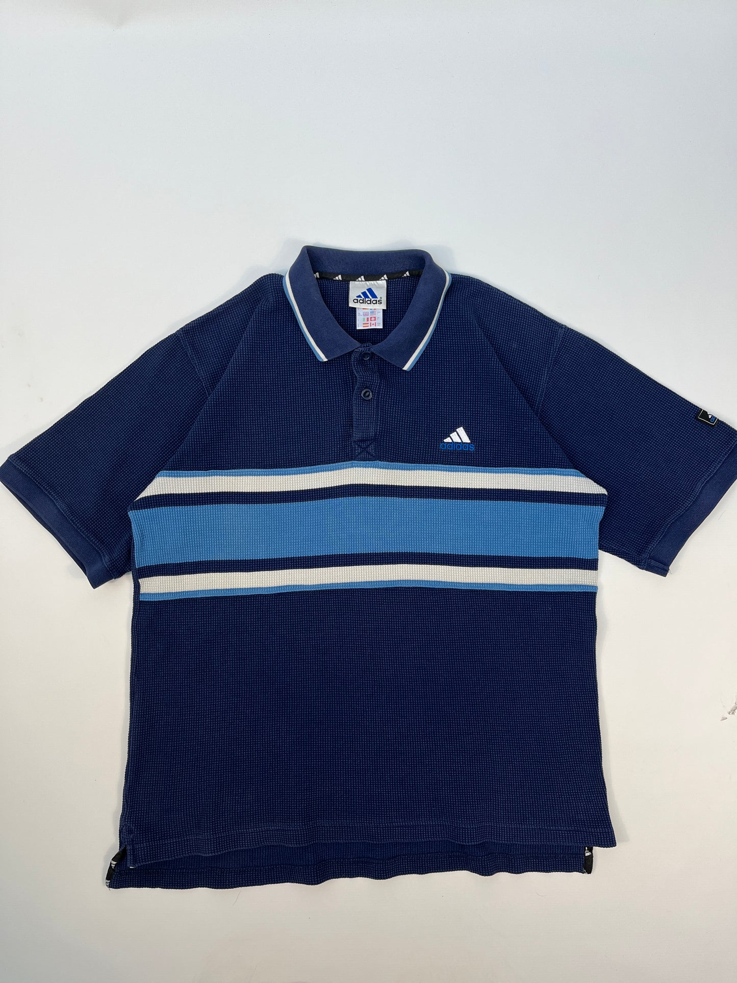 Vintage Adidas 90's Polo T-shirt - L