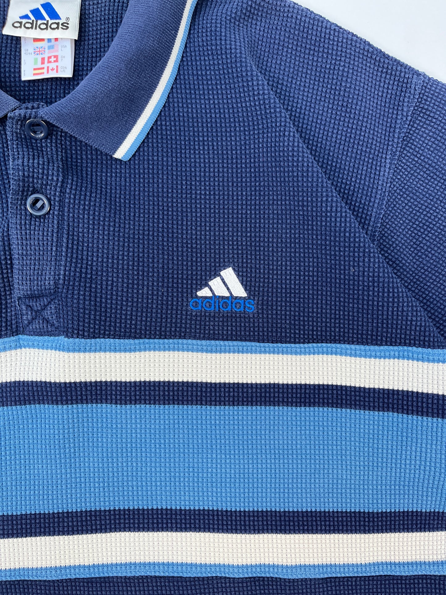 Vintage Adidas 90's Polo T-shirt - L
