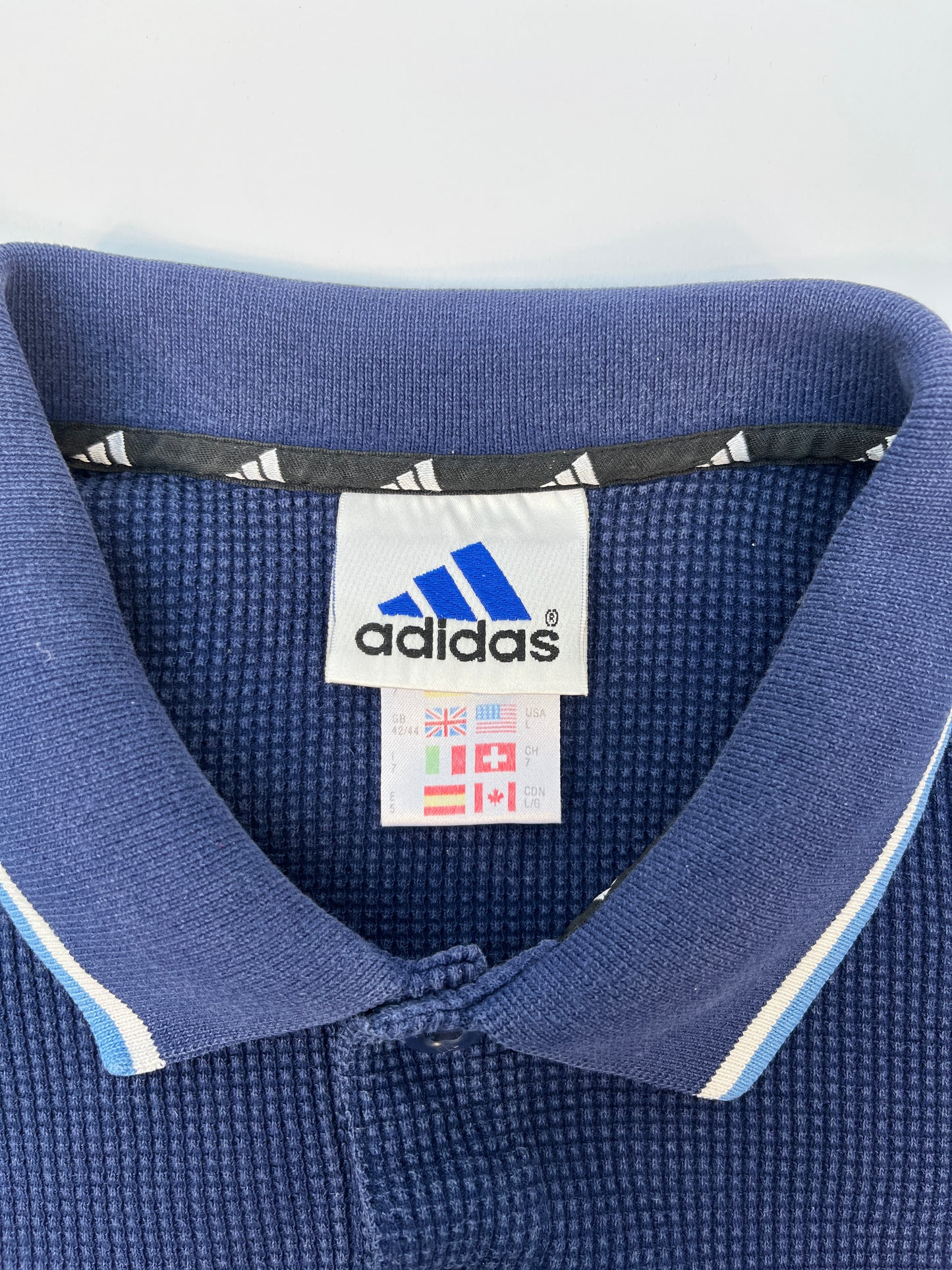 Vintage Adidas 90's Polo T-shirt - L