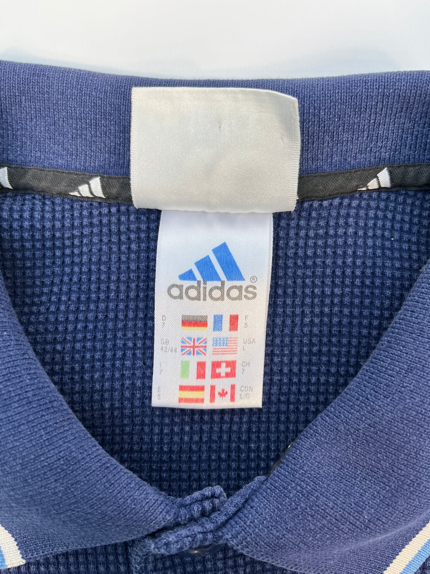 Vintage Adidas 90's Polo T-shirt - L