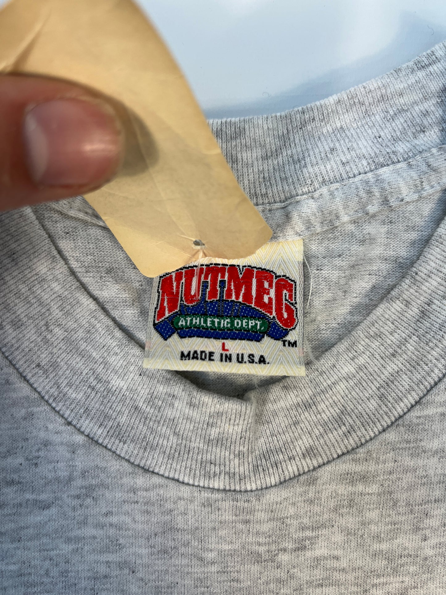 Vintage 1991 Nutmeg Texas Rangers Ryan's Magnificent 7 Single Stich T-shirt - L