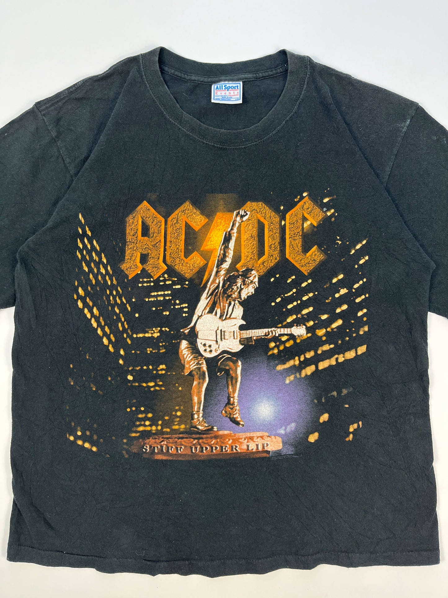 Vintage ACDC 2000 Stiff Upper Lip Tour T-shirt - L