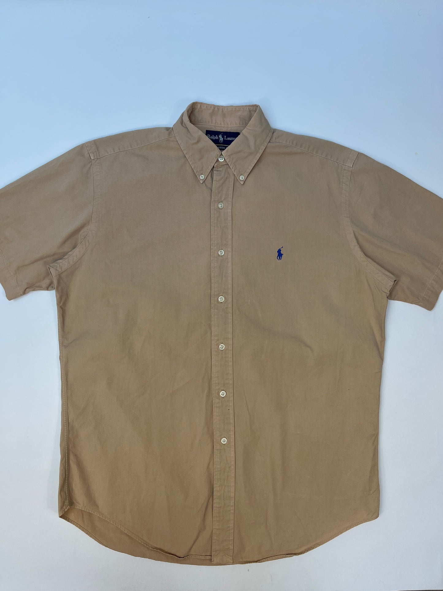 Vintage Polo Ralph Lauren Korte Mouwen Overhemd - M