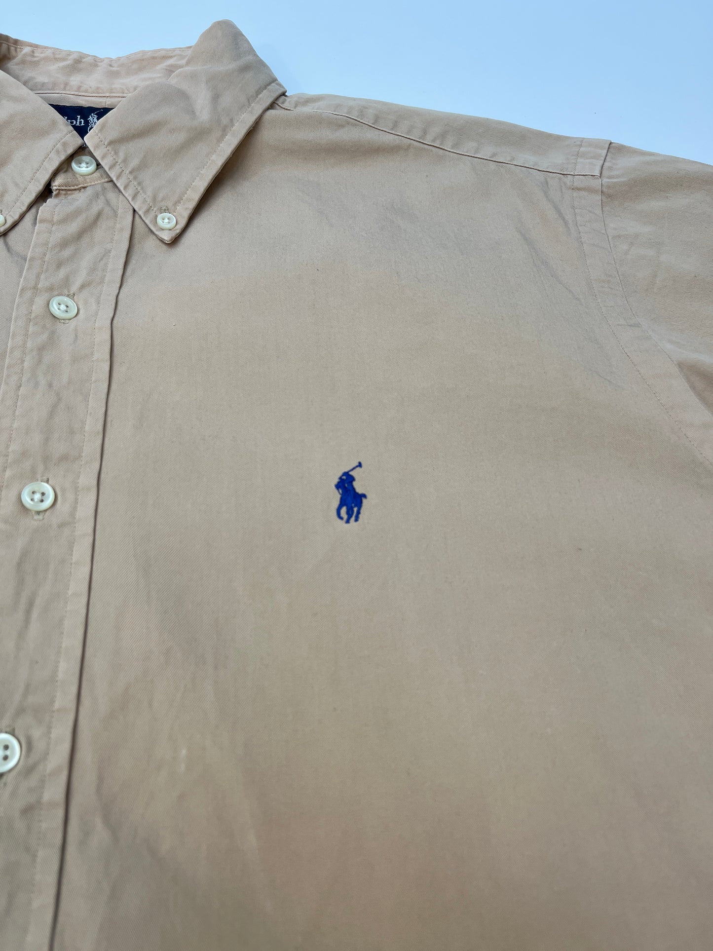 Vintage Polo Ralph Lauren Korte Mouwen Overhemd - M
