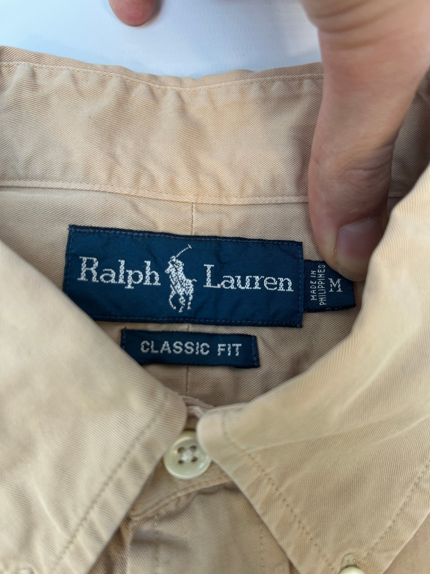 Vintage Polo Ralph Lauren Korte Mouwen Overhemd - M