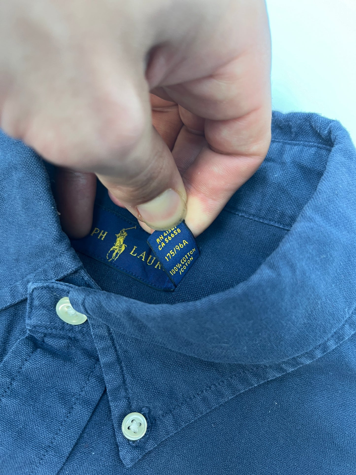 Vintage Polo Ralph Lauren Korte Mouwen Overhemd - M