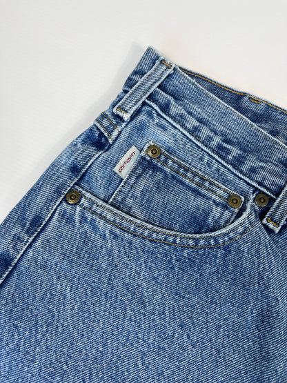 Carhartt Jeans B18 DST - Distressed Blue - 36 x 34 - Made in Mexico