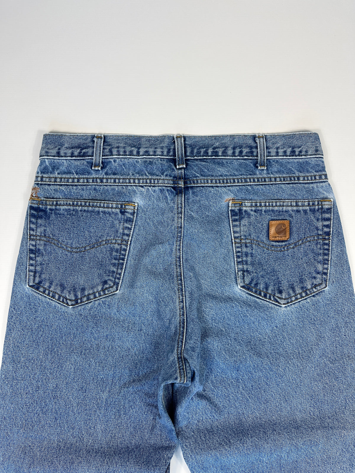 Carhartt Jeans B18 DST - Distressed Blue - 36 x 34 - Made in Mexico