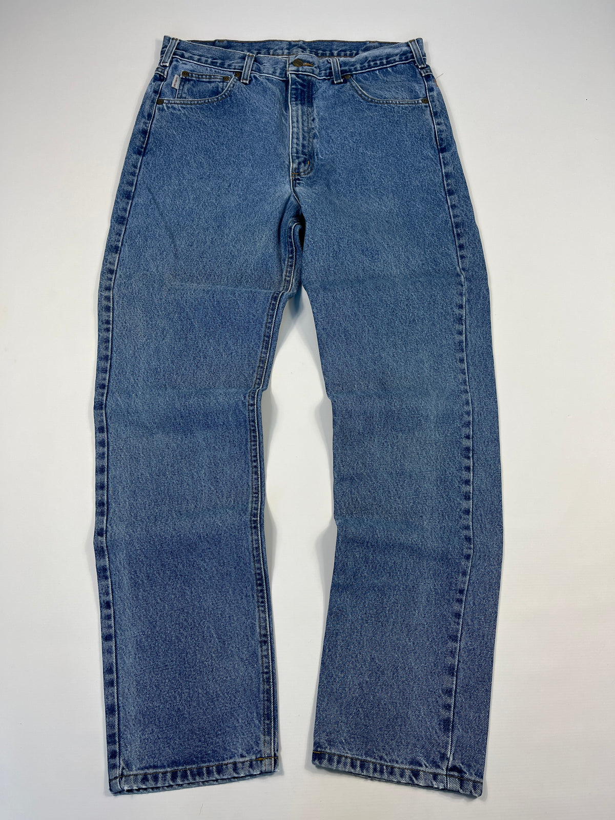 Carhartt Jeans B18 DST - Distressed Blue - 36 x 34 - Made in Mexico