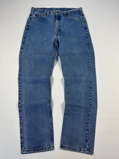 Carhartt Jeans B18 DST - Distressed Blue - 36 x 34 - Made in Mexico