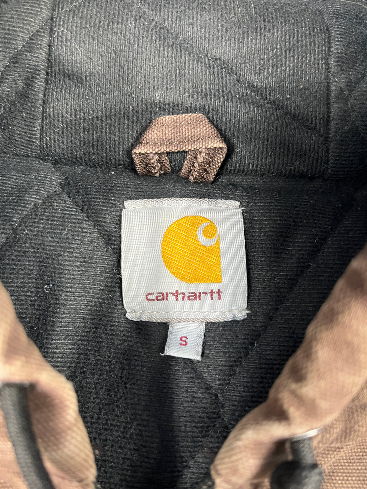 Carhartt Active Jacket Faded CHT - Chestnut Brown - Small - Made in Mexico