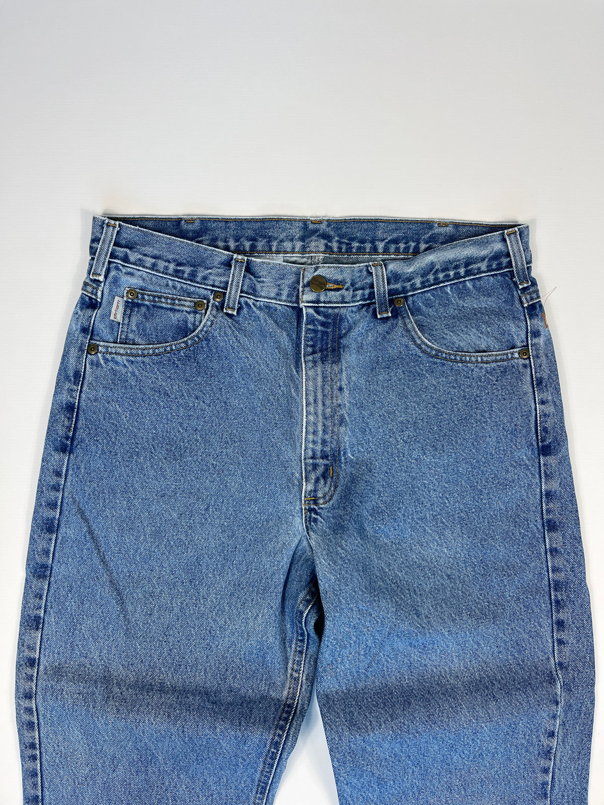 Carhartt Jeans B18 DST - Distressed Blue - 36 x 34 - Made in Mexico