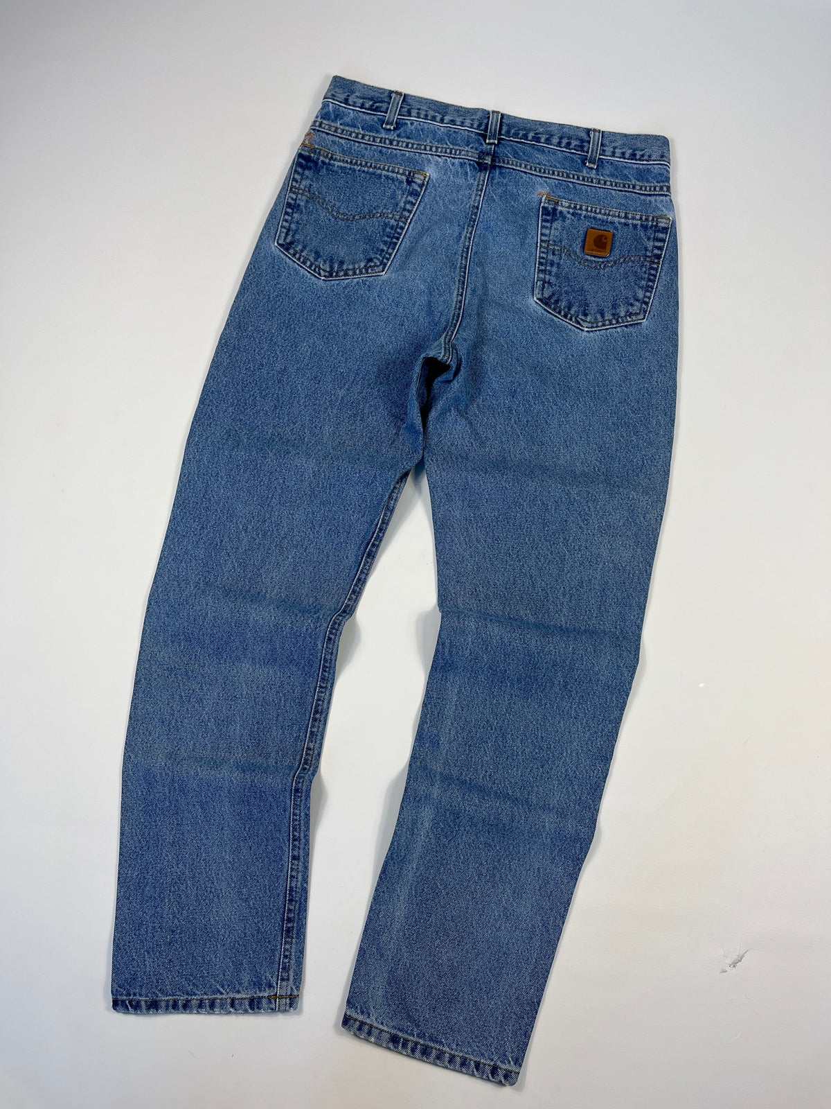 Carhartt Jeans B18 DST - Distressed Blue - 36 x 34 - Made in Mexico
