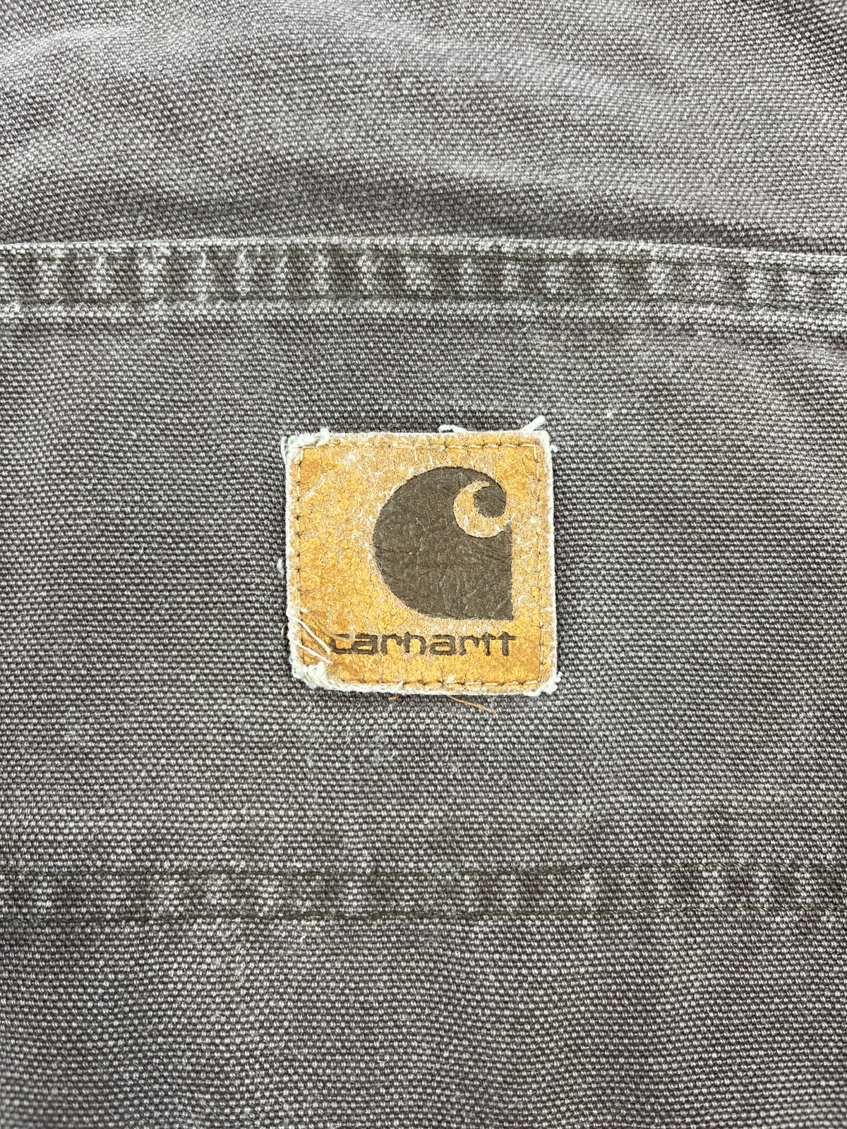 Vintage Carhartt Carpenter Shorts WU3073 Big Logo - 1997 - Chestnut Brown - 38 - Made in USA
