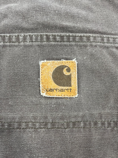 Vintage Carhartt Carpenter Shorts WU3073 Big Logo - 1997 - Chestnut Brown - 38 - Made in USA