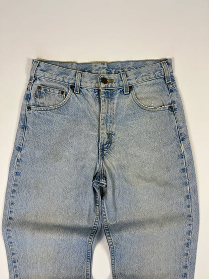 Carhartt B17 STW Jeans Leather Patch - Stone Wash - 28 x 30 - Made in Mexico of USA Components
