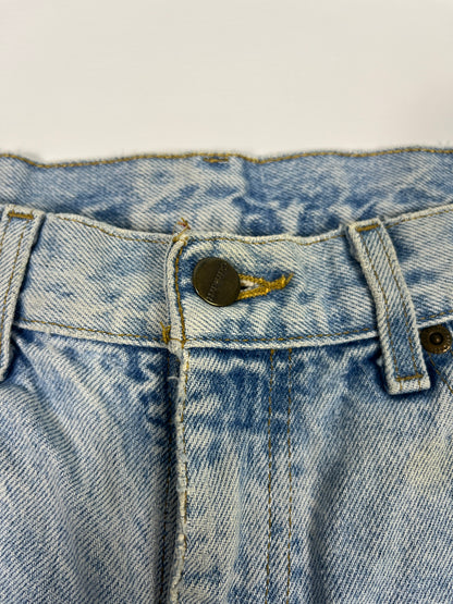 Carhartt B17 STW Jeans Leather Patch - Stone Wash - 28 x 30 - Made in Mexico of USA Components