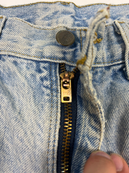 Carhartt B17 STW Jeans Leather Patch - Stone Wash - 28 x 30 - Made in Mexico of USA Components