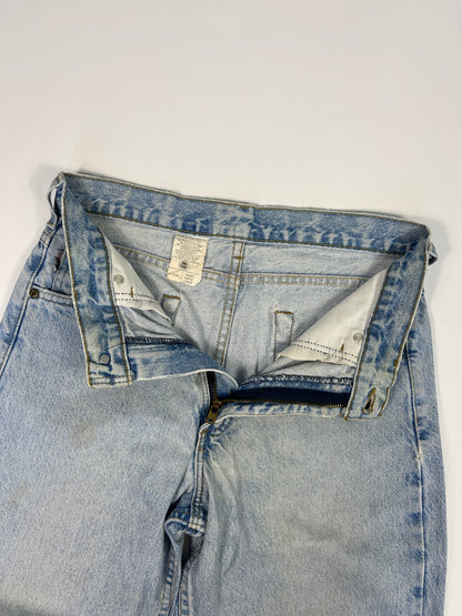 Carhartt B17 STW Jeans Leather Patch - Stone Wash - 28 x 30 - Made in Mexico of USA Components