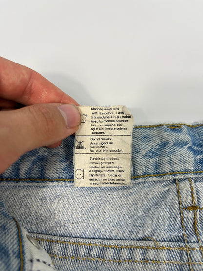 Carhartt B17 STW Jeans Leather Patch - Stone Wash - 28 x 30 - Made in Mexico of USA Components