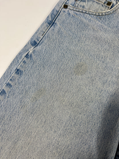 Carhartt B17 STW Jeans Leather Patch - Stone Wash - 28 x 30 - Made in Mexico of USA Components