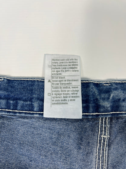 Carhartt Carpenter B13 DST -Distressed Blue - 33 x 32 - Made in Mexico of USA Components