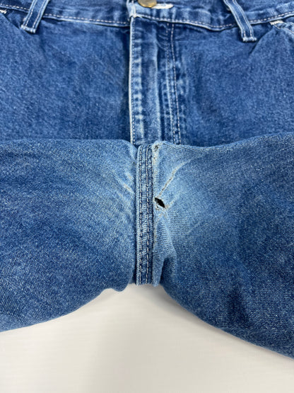 Carhartt Carpenter B13 DST -Distressed Blue - 33 x 32 - Made in Mexico of USA Components