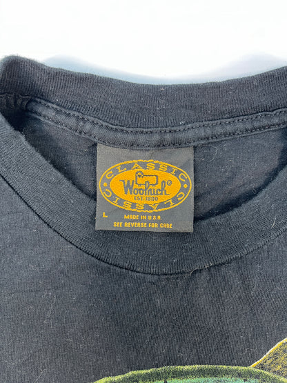 Vintage Woolrich 1991 Don Ray Fish Print Single Stich T-shirt - L