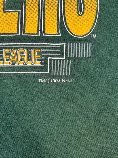 Vintage 1993 Logo 7 Green Bay Packers T-shirt - M