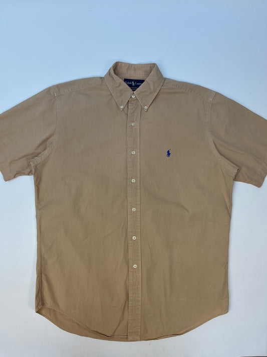 Vintage Polo Ralph Lauren Korte Mouwen Overhemd - M