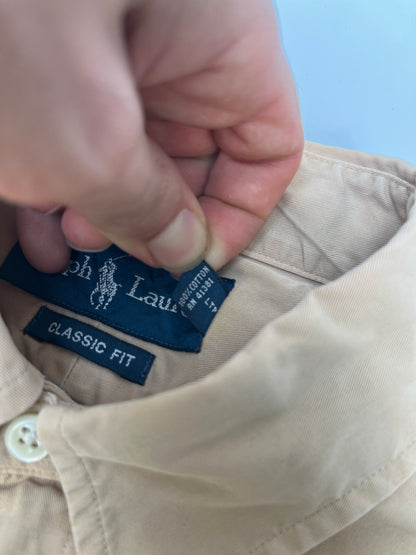 Vintage Polo Ralph Lauren Korte Mouwen Overhemd - M